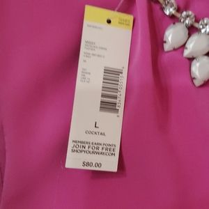 NWT SHAPWEAR COVINGTON DRESS REMOVABLE RHINESTONES